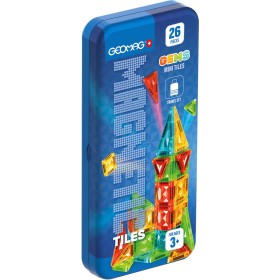 GEOMAG Magnetic Tiles Gems mini 26 dílků magnetická STAVEBNICE