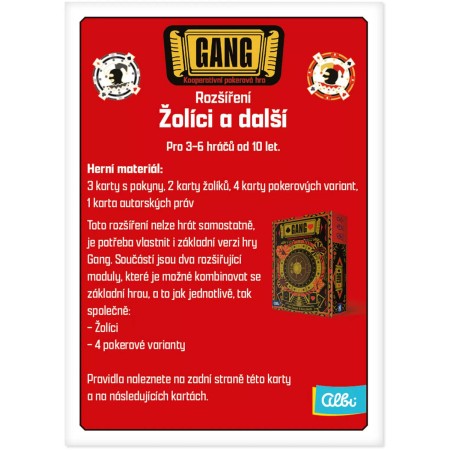 ALBI HRA Gang: Žolíci a další (rozšíření) *SPOLEČENSKÉ HRY*