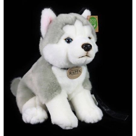 PLYŠ Pes husky 28cm Eco-Friendly *PLYŠOVÉ HRAČKY