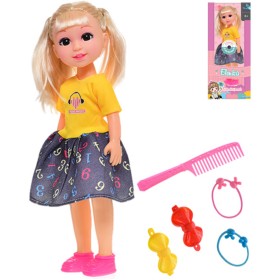 Panenka Elenka blondýnka česky mluvící s doplňky na baterie Zvuk CZ