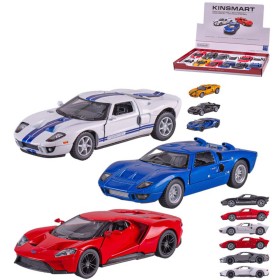 KINSMART Auto model Ford GT kov PB 13cm 3 druhy 4 barvy