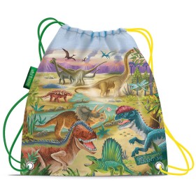 Sáček školní na přezůvky Jurassic Adventure stahovací pytel na záda