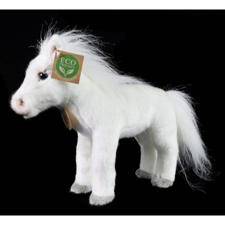 PLYŠ Kůň bílý 24cm Eco-Friendly *PLYŠOVÉ HRAČKY*