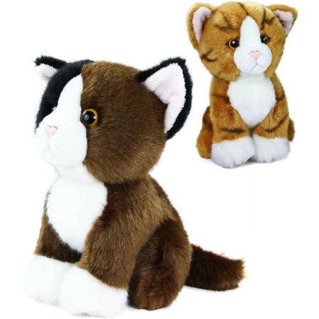 PLYŠ Kočka sedící 18cm exkluzivní kolekce 2 barvy *PLYŠOVÉ HRAČKY*