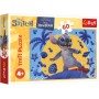 TREFL PUZZLE Den se Stitchem Lilo&Stitch skládačka 33x22cm 60 dílků
