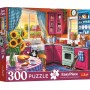 TREFL PUZZLE Easy Piece Ráno v kuchyni 60x40cm 300 dílků skládačka