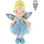 Panenka soft hadrová víla Pomněnka 40cm látková měkké tělo s křídly