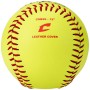 CHAMPRO Fastpitch míček softballový 12" žlutý kožený