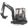 BRUDER 02465 Minibagr rypadlo Volvo ECR40 1:16 plast