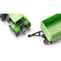 SIKU Traktor Deutz-Fahr set s přívěsem Fortuna model kov 1606