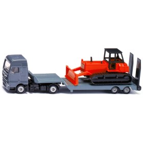 SIKU Auto tahač MAN set s buldozerem model kov 1762