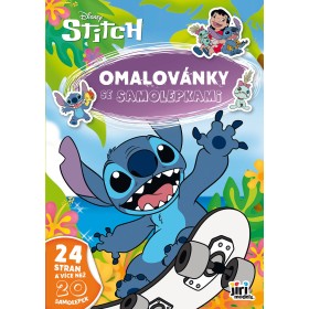 JIRI MODELS Omalovánky se samolepkami A4+ Stitch