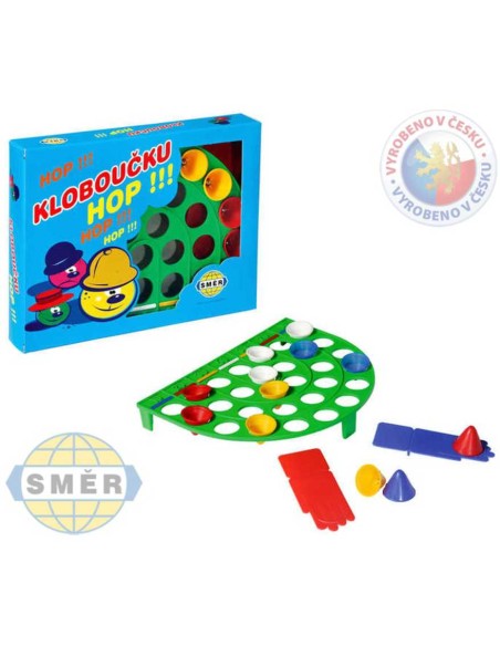 SMĚR Hra Kloboučku Hop  *SPOLEČENSKÉ HRY* 3 barvy