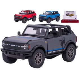 KINSMART Auto off-road Ford Bronco 2022 kov PB 13cm 3 barvy