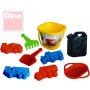 DINO Tatra velký set 9ks na písek kyblík s kanystrem a bábovičkami plast