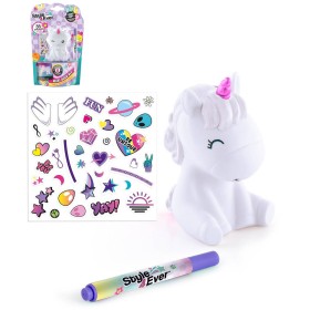 Style4Ever Figurka Mini Deco set se samolepkami na baterie Světlo 12 druhů