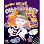 JIRI MODELS Omalovánky velké se samolepkami Čarodějnice