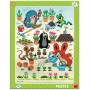 DINO Puzzle deskové 40 dílků Krtek a kapela (Krteček) 24x32cm skládačka