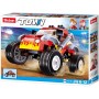 SLUBAN Town Auto červené závodní off-road 150 dílků + 1 figurka STAVEBNICE