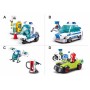 SLUBAN Metropolis Policejní vrtulník 135 dílků + figurka STAVEBNICE