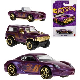 MATTEL HOT WHEELS Auto Purple and Gold Series 1:64 různé druhy kov