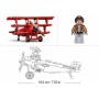 SLUBAN Model Bricks Trojplošník Fokker DR-1S 281 dílků + figurka STAVEBNICE