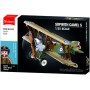 SLUBAN Model Bricks Letadlo Sopwith Camel S 293 dílků + figurka STAVEBNICE