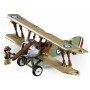 SLUBAN Model Bricks Letadlo Sopwith Camel S 293 dílků + figurka STAVEBNICE