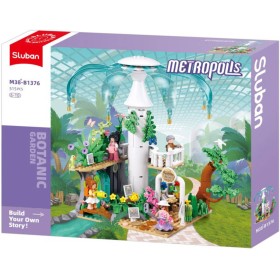 SLUBAN Metropolis Botanická zahrada 515 dílků + 5 figurek STAVEBNICE