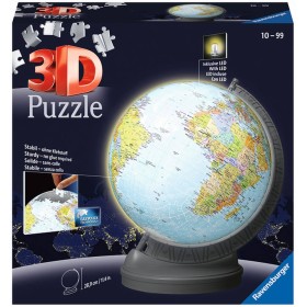 RAVENSBURGER Puzzleball 3D Globus skládačka 548 dílků na baterie Světlo LED