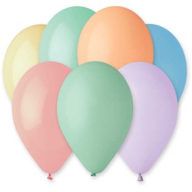 GEMAR Balónek nafukovací 26cm pastelový set 10ks různé barvy v sáčku
