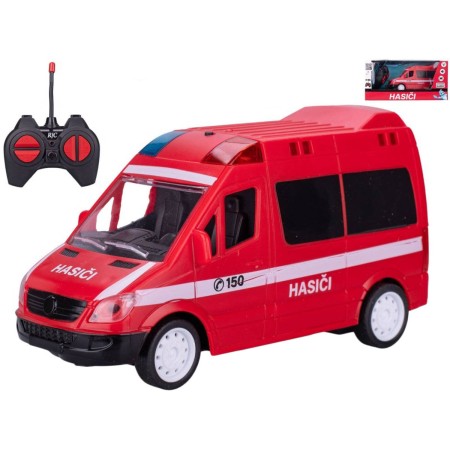 RC Auto hasiči na vysílačku 27MHz na baterie CZ Světlo Zvuk