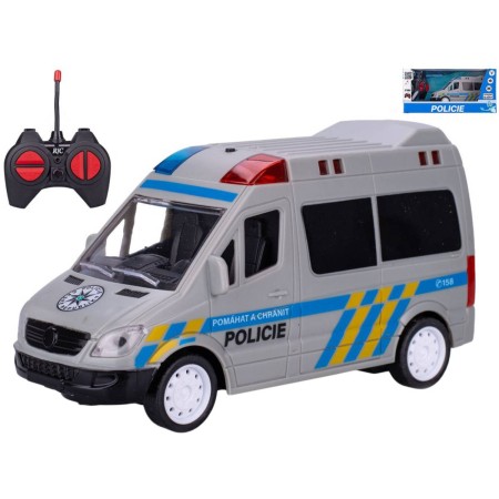 RC Auto česká policie na vysílačku 27MHz na baterie CZ Světlo Zvuk