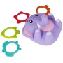 BAM BAM Baby sloník aktivní zvířátko navlékací set se 4 kroužky