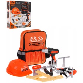 Nářadí pracovní dětské set s batohem a vrtačkou 28ks na baterie Zvuk