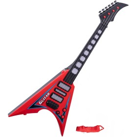Kytara rocková elektrická 58cm na baterie Světlo Zvuk *HUDEBNÍ NÁSTROJE*