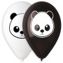 GEMAR Balónek nafukovací 30cm Pastelový potisk PANDA 2 barvy 1ks