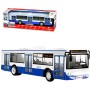 Autobus MHD 28cm česky hlásí zastávky funkční dveře na baterie Světlo Zvuk CZ