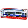 Autobus MHD 28cm česky hlásí zastávky funkční dveře na baterie Světlo Zvuk CZ