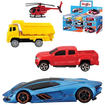 MAISTO Auto kovové Fresh Metal dopravní prostředky různé druhy
