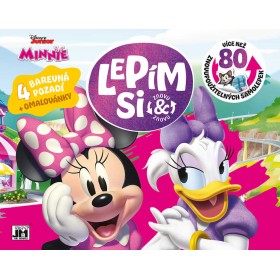 JIRI MODELS Lepím si znovu Disney Minnie Mouse zábava se samolepkami