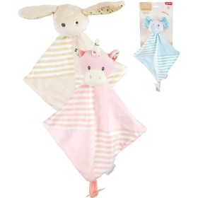 PLYŠ Baby usínáček mazlící dečka zvířátko pro miminko 3 druhy