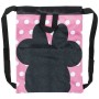 Sáček na přezůvky Minnie Mouse sportovní stahovatelný vak na záda 27x33cm