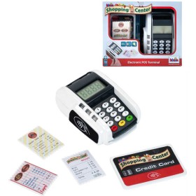 KLEIN Dětský platební terminál set s kreditní kartou na baterie Světlo Zvuk