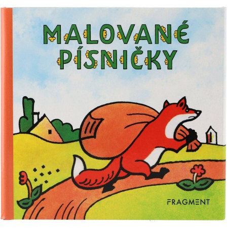 Knížka baby dětská leporelo Malované písničky Josef Lada CZ