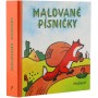 Knížka baby dětská leporelo Malované písničky Josef Lada CZ