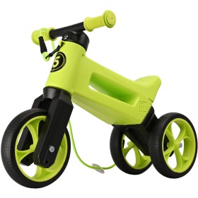 Odrážedlo Funny Wheels Rider SuperSport 2v1 odstrkovadlo s popruhem Zelené