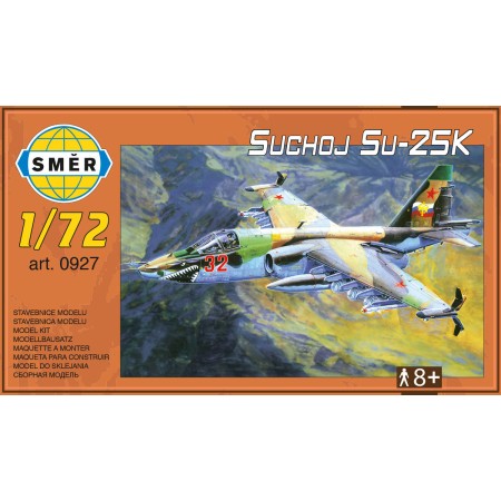 SMĚR Model letadlo Suchoj Su-25K 1:72 stavebnice letadla 97 dílků