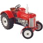 KOVAP Traktor Zetor 50 Super model 1:25 červený plechový na klíček kov 0385