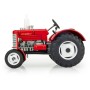 KOVAP Traktor Zetor 50 Super model 1:25 červený plechový na klíček kov 0385